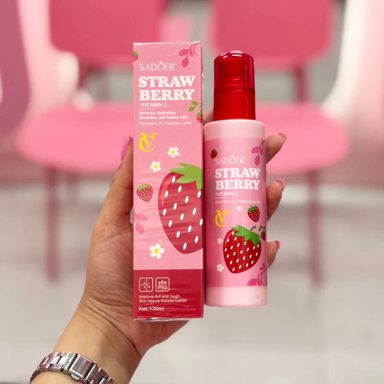 لوسیون توت فرنگی سادور🍓